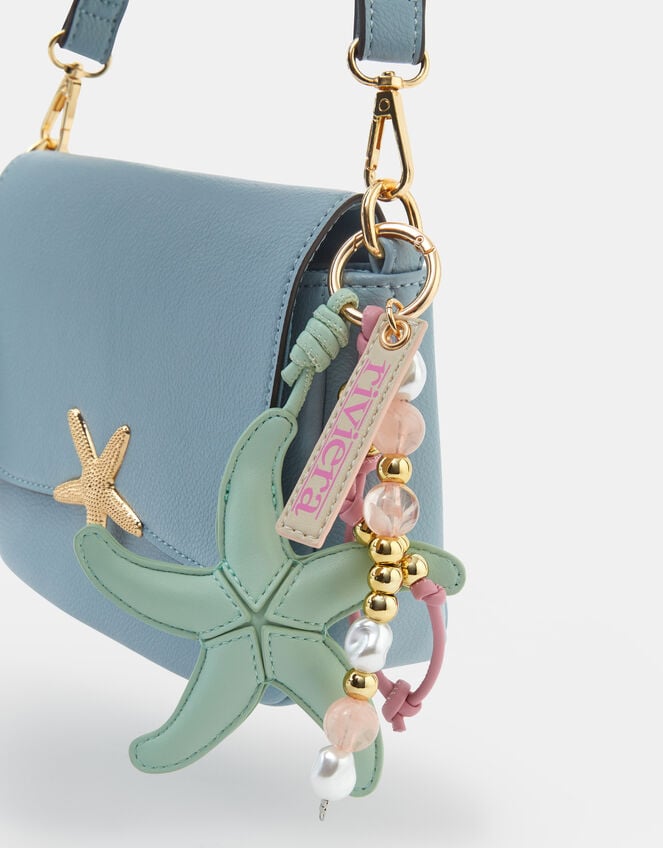 Starfish Bead Bag Charm, , large