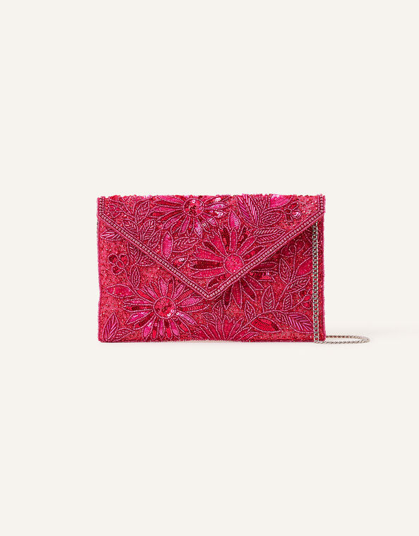 Tara Embellished Classic Clutch Bag, , large