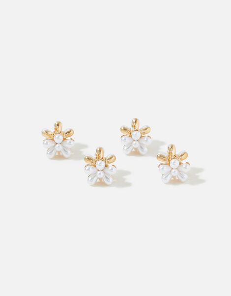 Flower Pearl Claw Clip Multipack, , large