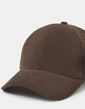 Faux Suede Baseball Cap, , large
