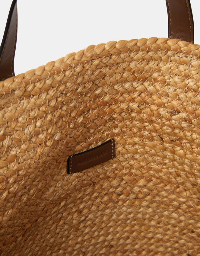 Double Strap Jute Basket Bag, , large