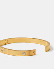 Stainless Steel Stone Bangle, , large