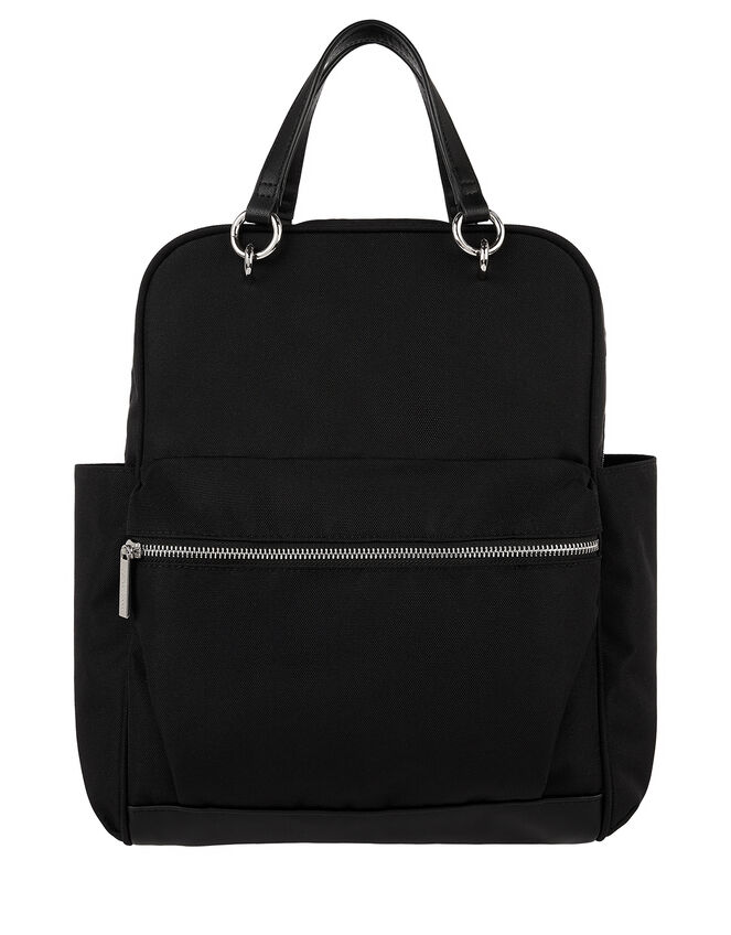 Canvas Backpack With Carry Handles, , large