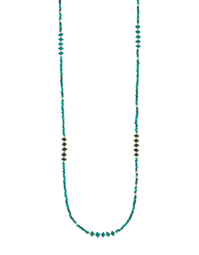 Skinny Seedbead Rope Necklace, , large