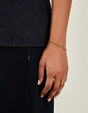 14ct Gold-Plated Stainless Steel Snake Chain Bracelet, , large