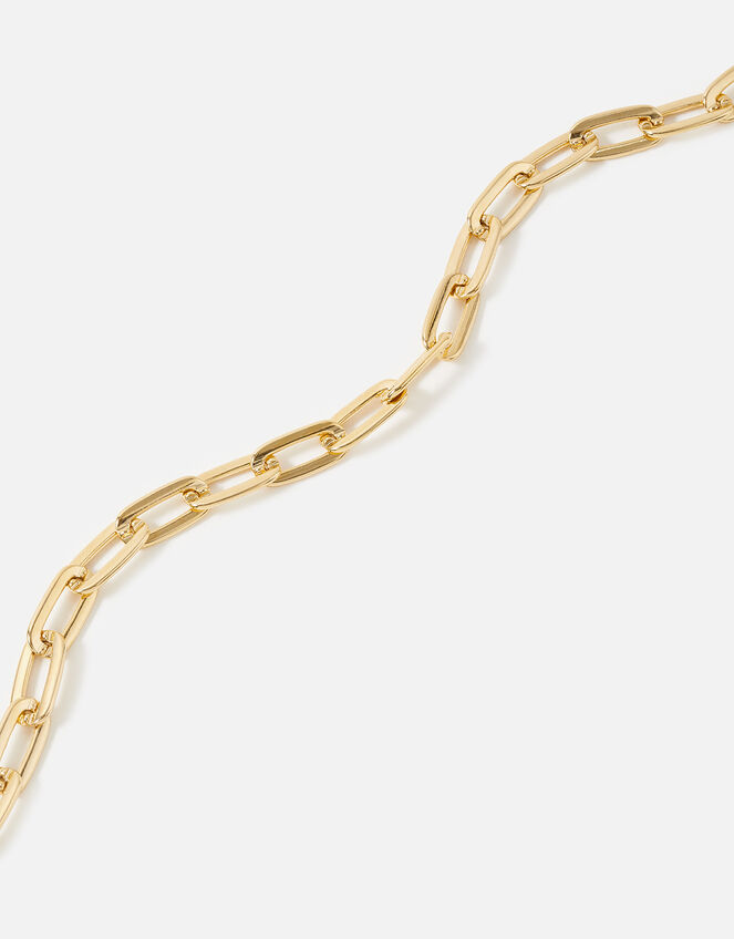 14ct Gold-Plated Large Link Chain Bracelet, , large