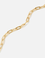 Gold-Plated Large Link Chain Bracelet, , large