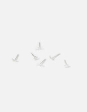 Sterling Silver Celestial Stud Set of Three, , large