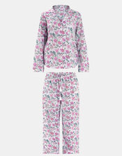 Jasmine Print Long Pyjamas Set, Pink (PINK), large
