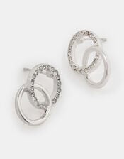 Infinity Pav&eacute; Drop Earrings, , large