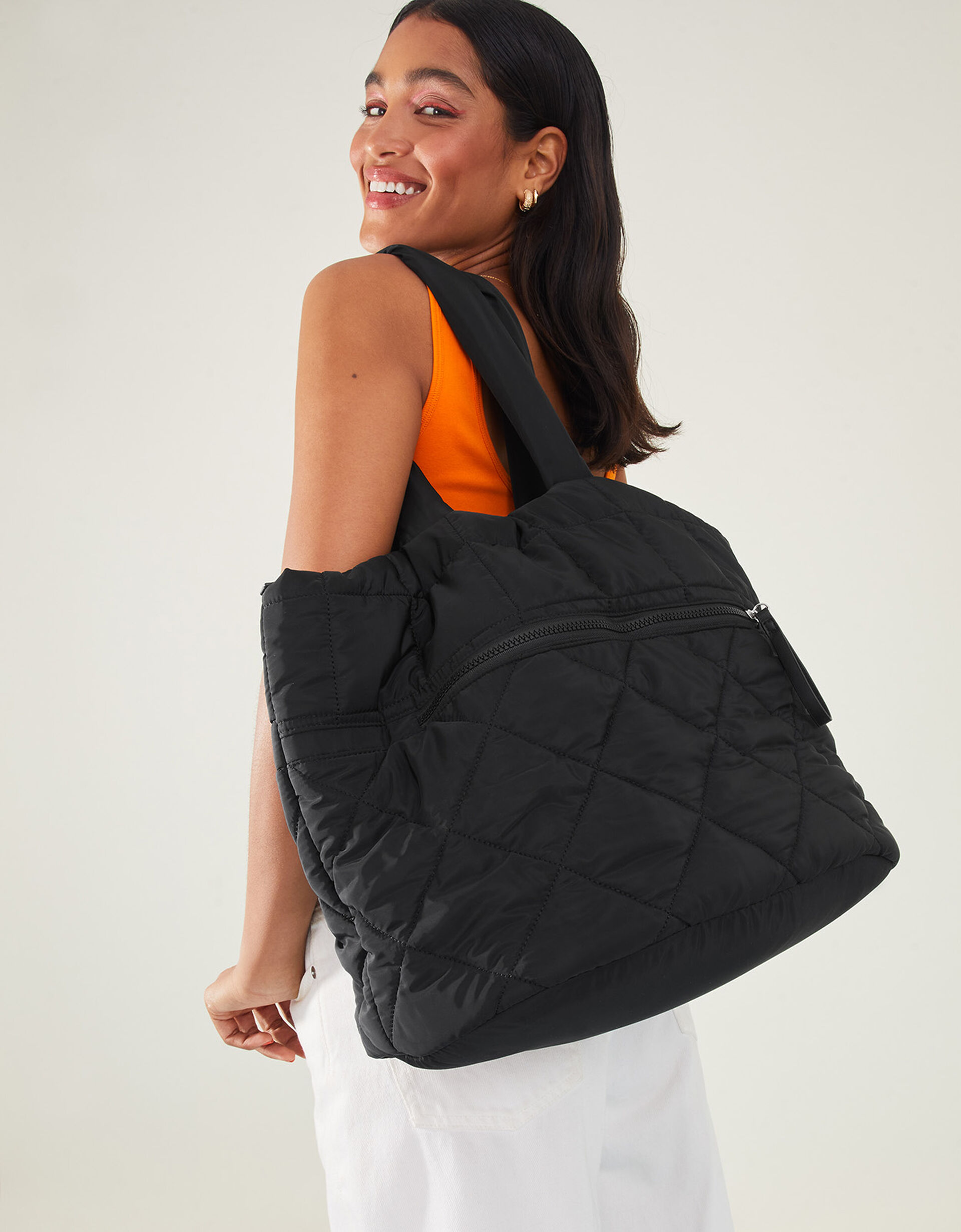 Quilted Shopper Bag Tote & Shopper bags Accessorize UK