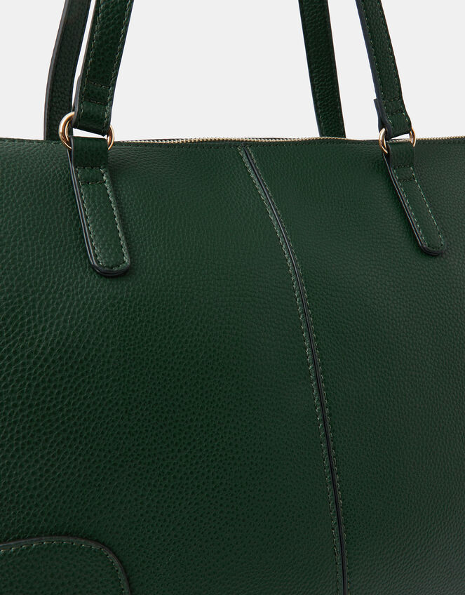 Plain Tote Bag, Green (GREEN), large