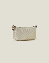 Quilted Cross-Body Bag, Gold (GOLD), large