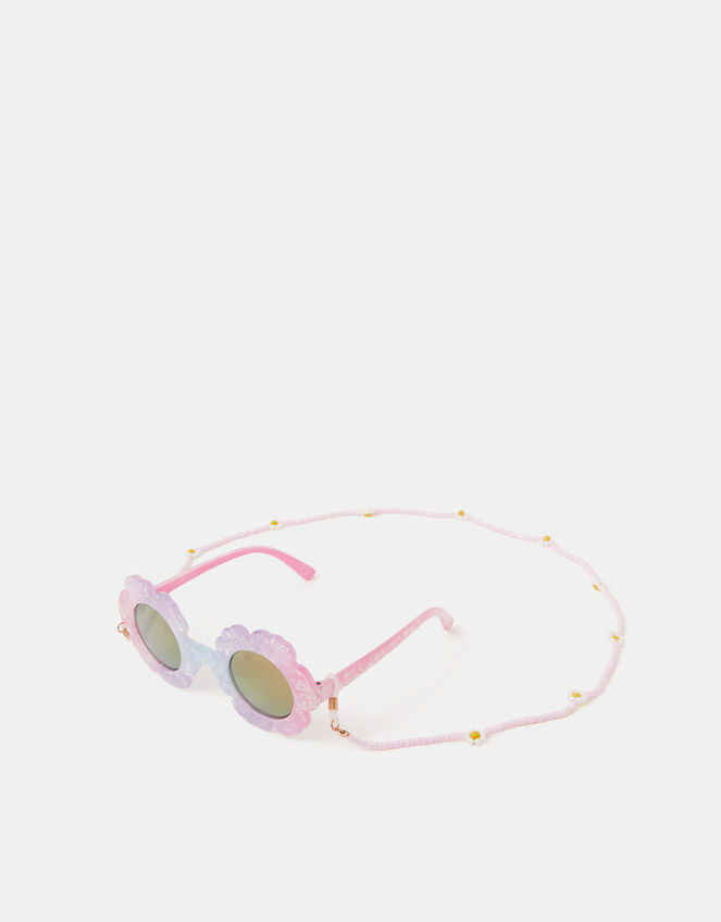 Girls Flower Sunglasses Set, , large