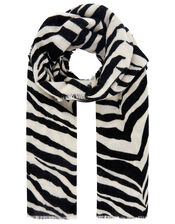 Attie Zebra Blanket Scarf, , large