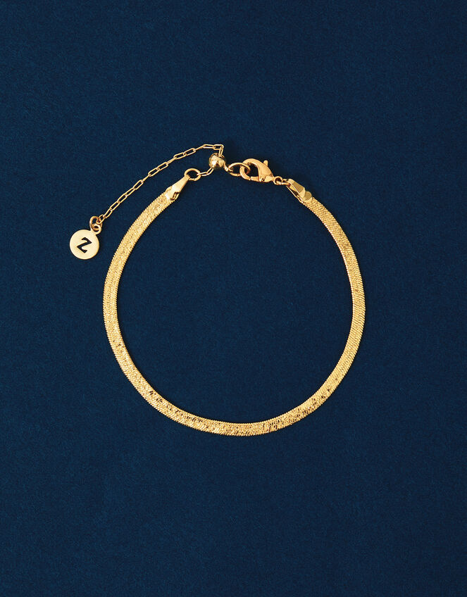 14ct Gold-Plated Omega Chain Bracelet, , large