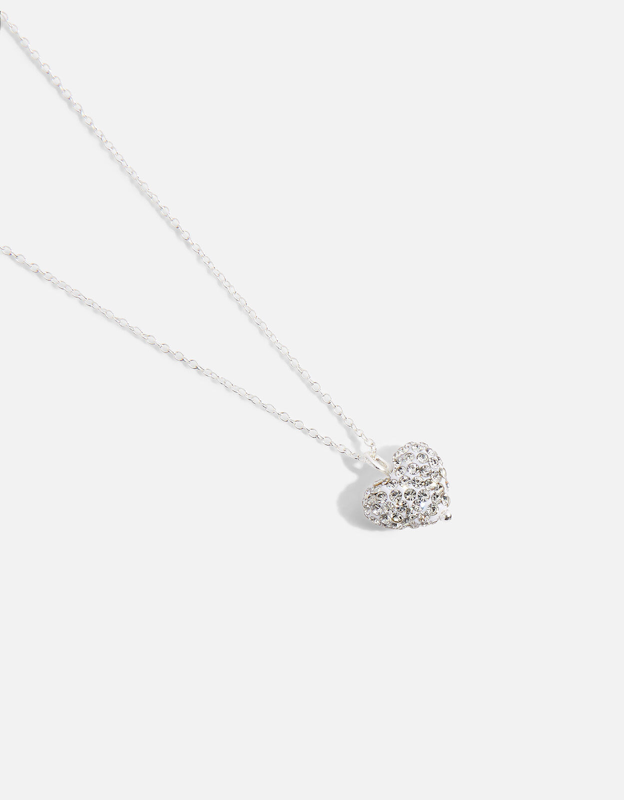 Accessorize heart clearance necklace