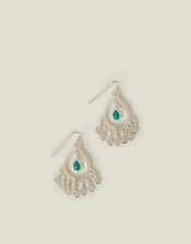 Mini Teardrop Fan Earrings, , large