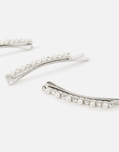 BRIDAL Pearl and Diamante Hair Grips Hair clips Accessorize UK