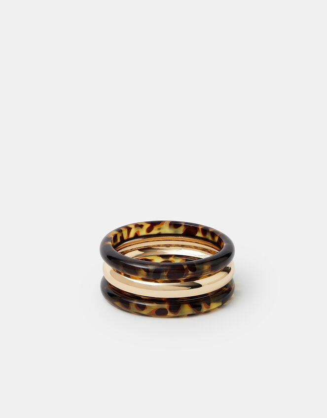3-Pack Tort Bangles, Brown (TORT), large