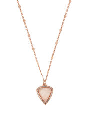 Healing Stones Rose Quartz Pendant Necklace, , large