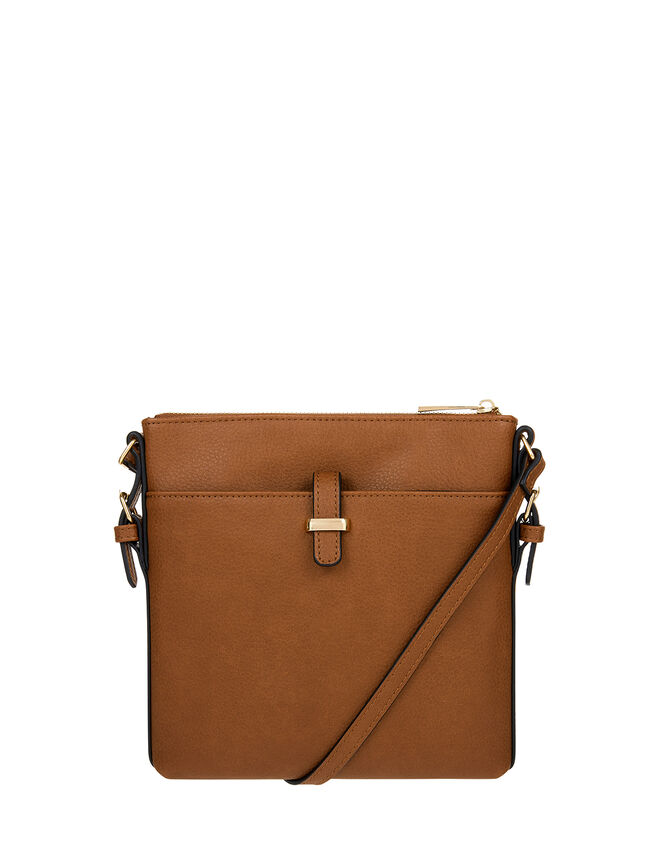 Modern Messenger Bag, Tan (TAN), large