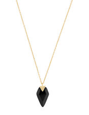 Healing Stones Gold-Plated Black Onyx Necklace, , large
