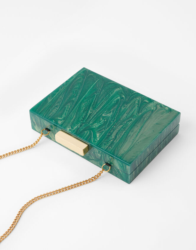 Animal Beaded Hardcase Clutch Bag, , large