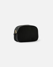 Twist Lock Cross-Body Bag, Black (BLACK), large