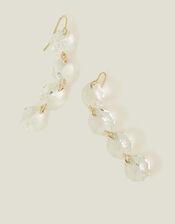 Statement Cut Crystal Earrings, , large