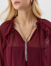Sparkle Knot Lariat Necklace, , large