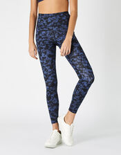 Full-Length Printed Gym Legging, Multi (BRIGHTS-MULTI), large
