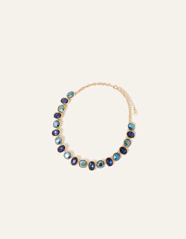Eclectic Stone Collar Necklace, , large