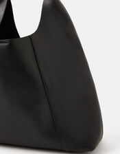 Large Slouchy Leather Shoulder Bag, , large