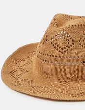 Woven Packable Stetson Hat, , large