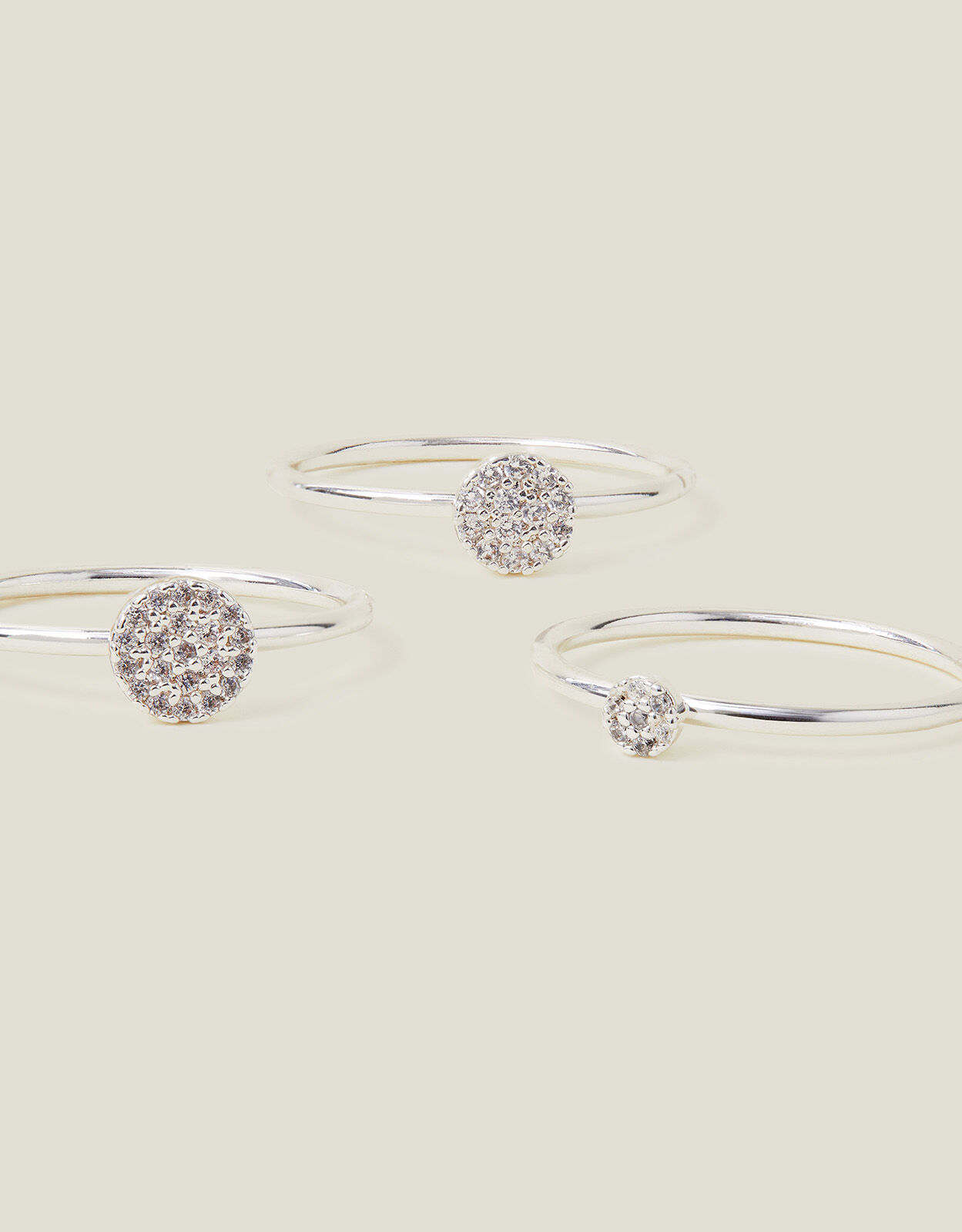 Accessorize rings sterling hot sale silver