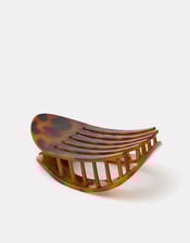 Flat Cut Out Tort Claw Clip, , large