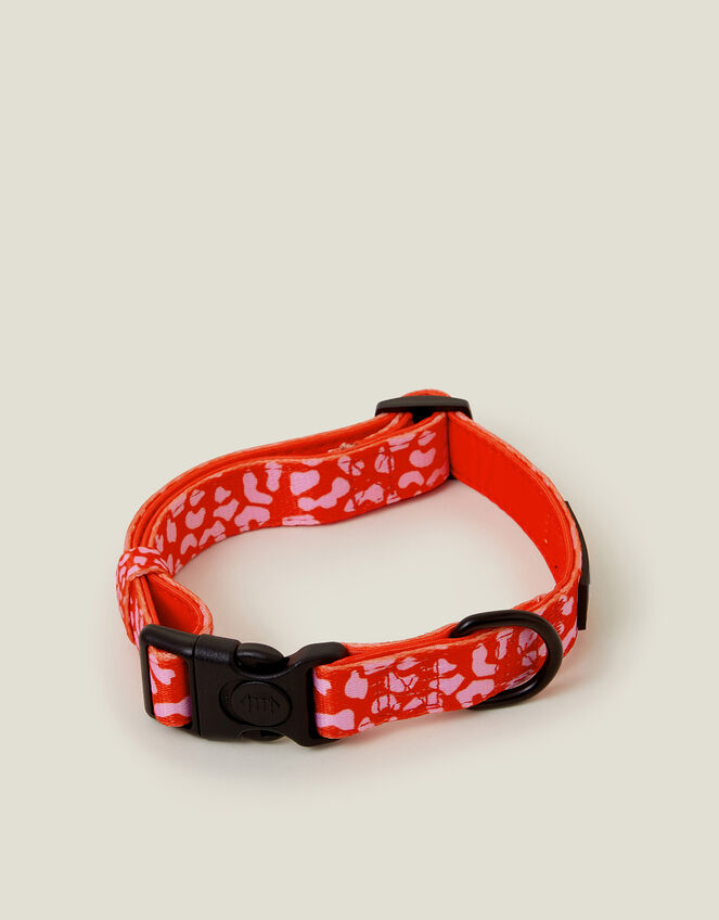 Cocopup London Leopard Print Dog Collar Pink, Pink (PINK), large