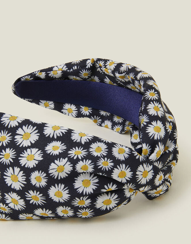 Daisy Print Twist Headband, , large