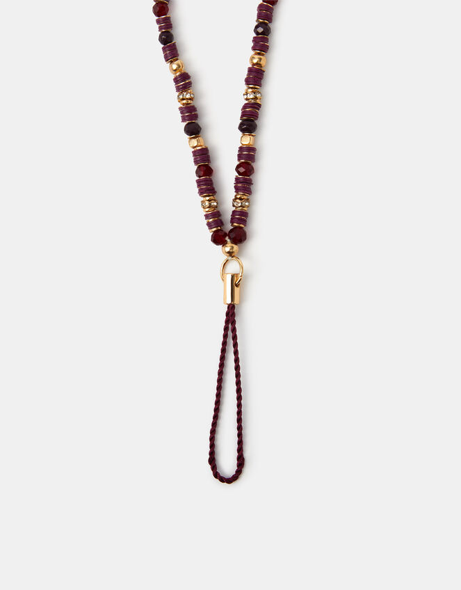 Beaded Phone Charm, , large