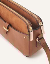 Shelby Cross-Body Bag, Tan (TAN), large