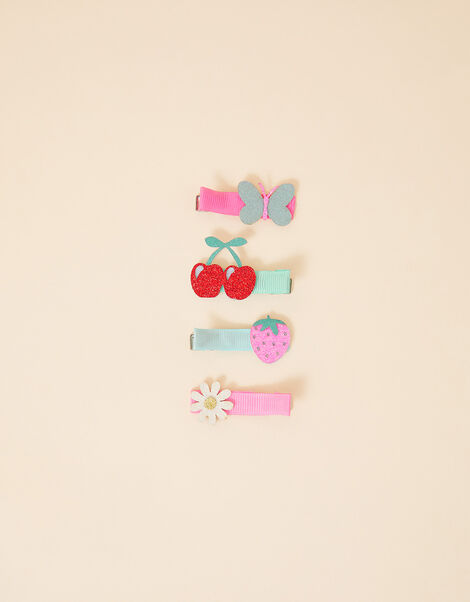 Retro Spring Hair Clips 4 Pack, , large