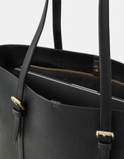 Buckle Strap Laptop Tote Bag, , large