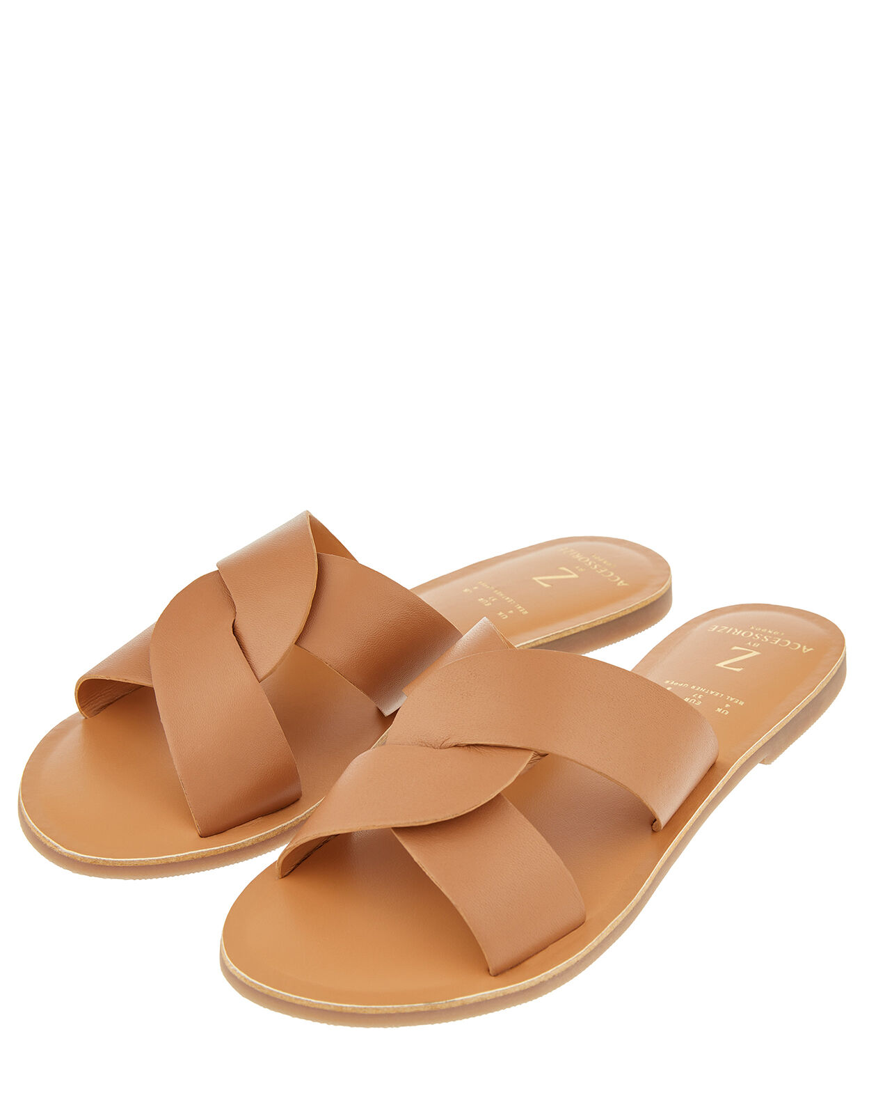 Tan sliders best sale uk