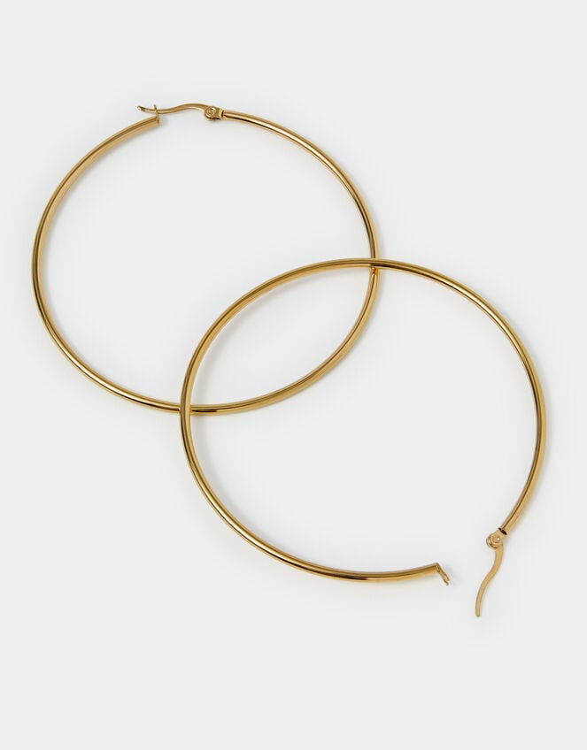 Stainless Steel Hoop Earrings , , large