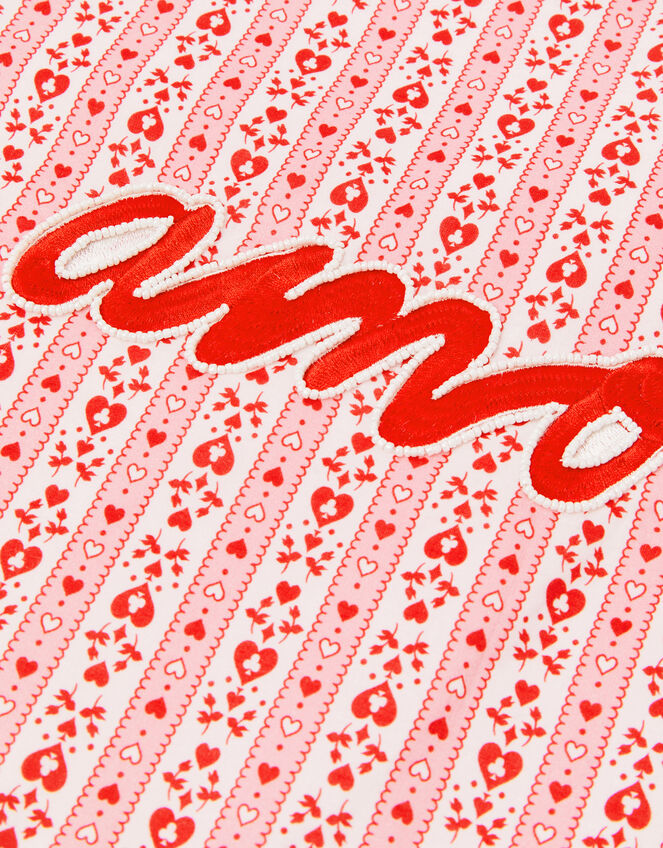 Heart Print Cushion Cover, , large