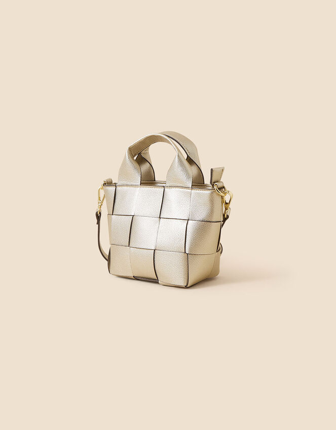 Metallic Weave Handheld Bag Shop All Accessorize Global