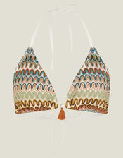 Crochet Bikini Top, Natural (NATURAL), large