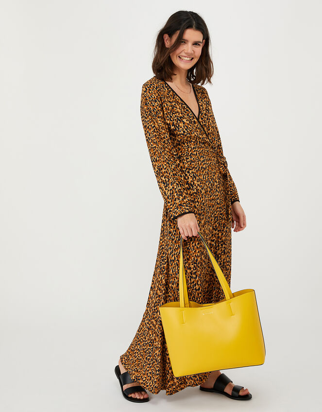 Leo Shopper Bag, Yellow (YELLOW), large