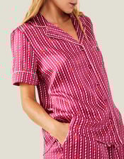 Candycane Short Pyjama Set, Pink (PINK), large